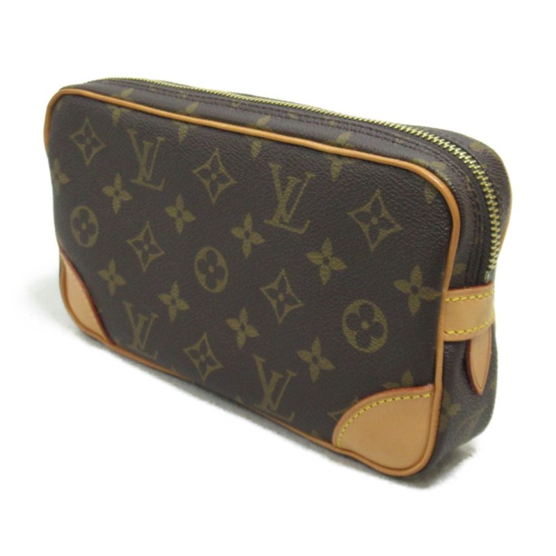 Louis Vuitton Monogram Clutch Bag Brown M51827 - Barde - Image 3