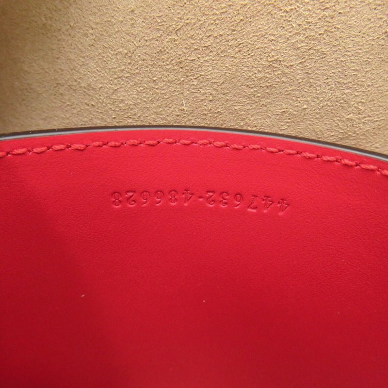 Gucci GG Marmont Small Shoulder Bag Quilted Leather Red - Barde - Image 8