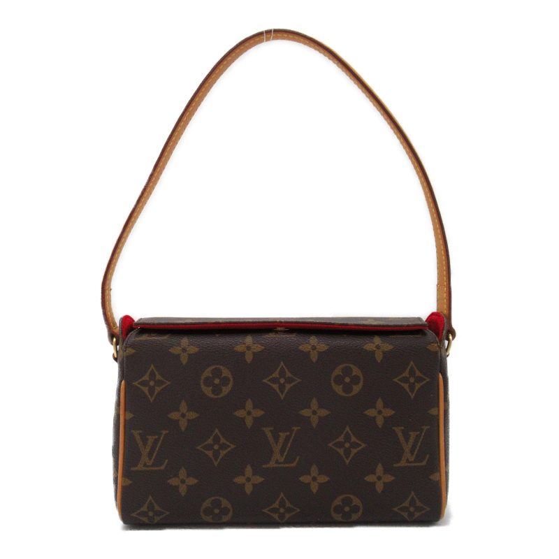Louis Vuitton Monogram Recital Handbag Brown - Barde