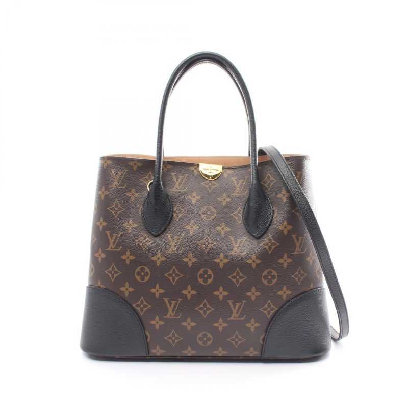 Louis Vuitton Monogram Canvas Leather Tote Bag M41595 - Barde
