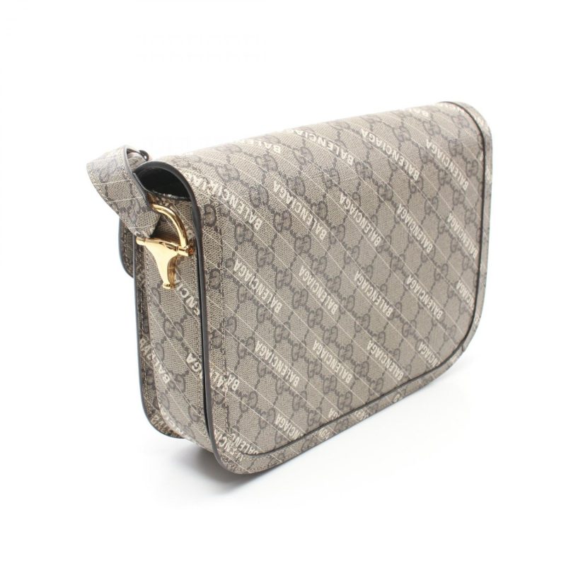 Gucci Horsebit 1955 Shoulder Bag Beige/White - Barde - Image 2