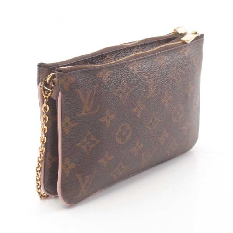 Louis Vuitton Monogram Double Zip Pochette Bag - Barde - Image 2