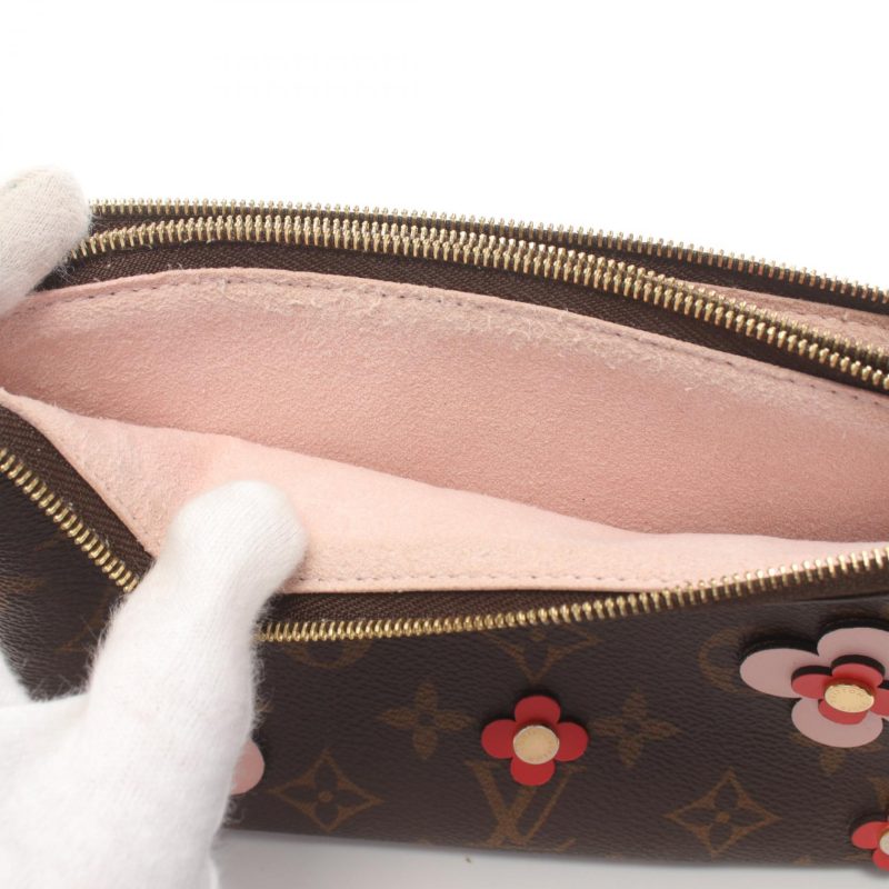 Louis Vuitton Monogram Double Zip Pochette Bag - Barde - Image 8