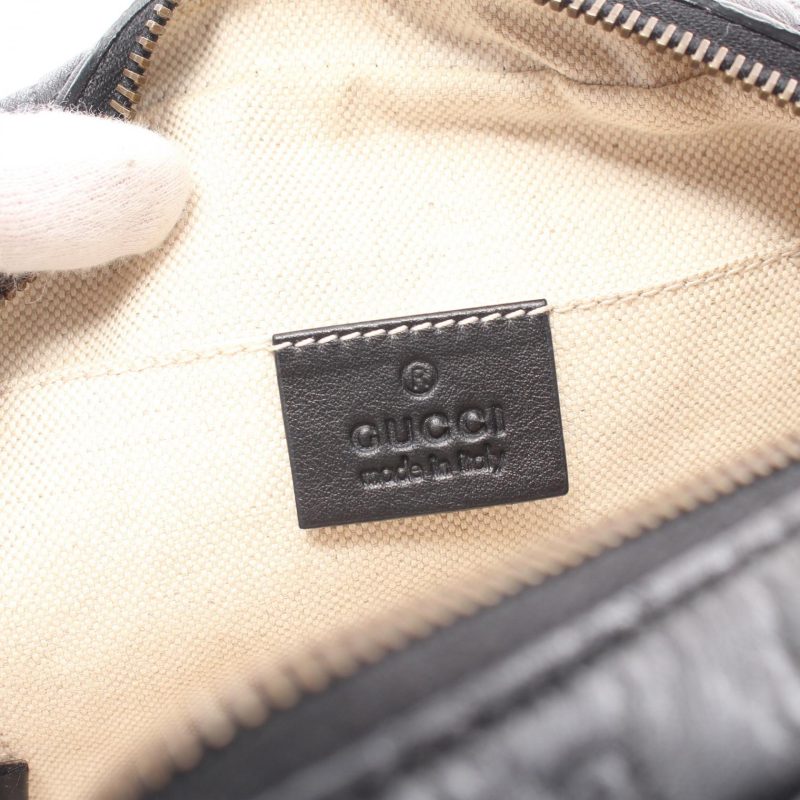 Gucci Leather Microguccissima Bamboo Shoulder Bag - Barde - Image 4
