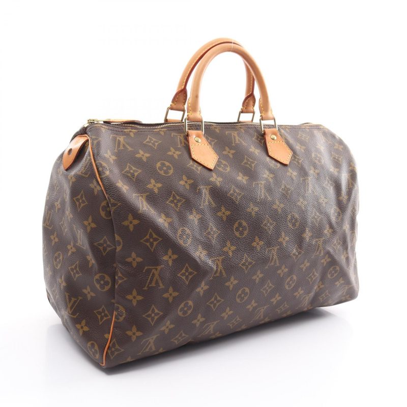 Louis Vuitton Speedy 40 Handbag Monogram Brown - Barde - Image 2