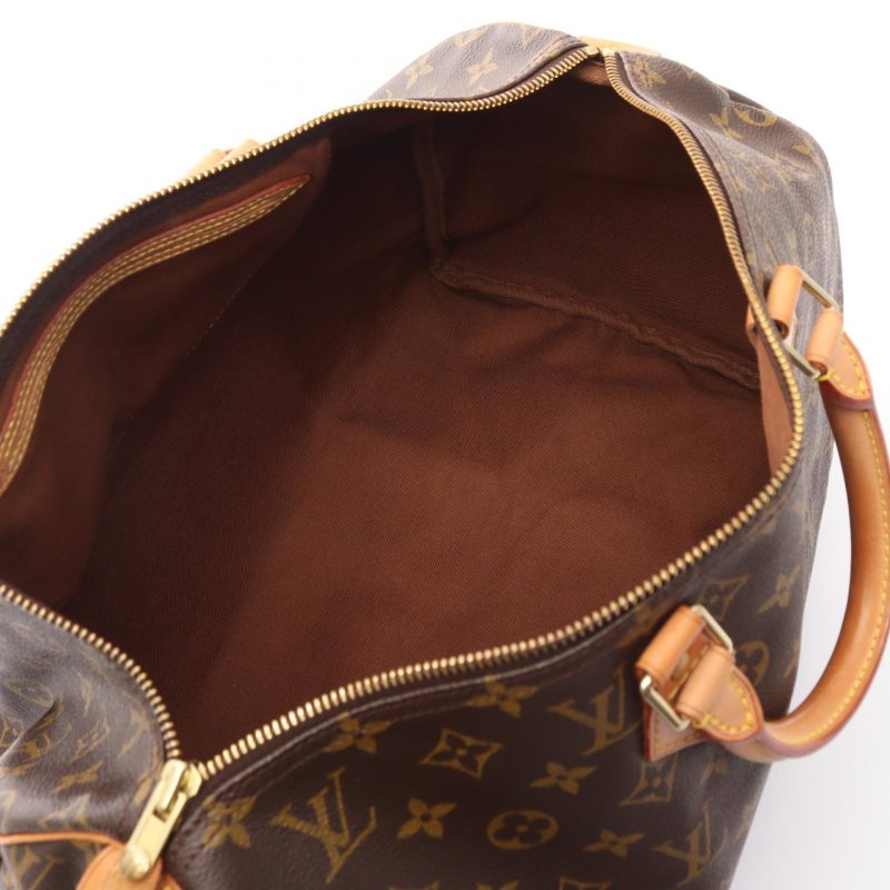Louis Vuitton Speedy 40 Handbag Monogram Brown - Barde - Image 3