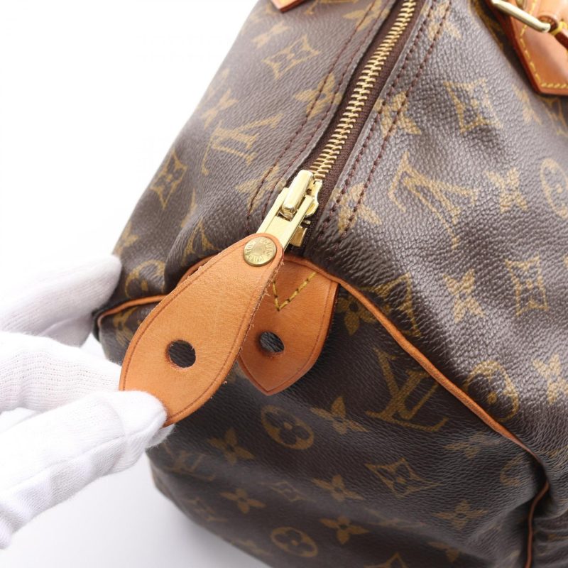 Louis Vuitton Speedy 40 Handbag Monogram Brown - Barde - Image 8