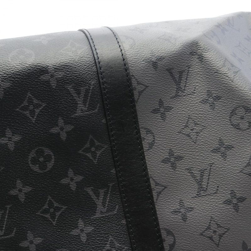 Louis Vuitton Keepall Bandouliere 50 Monogram Eclipse Boston Bag M45392 - Barde - Image 6