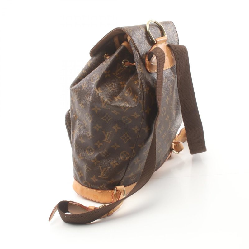 Louis Vuitton Monogram Canvas Leather Backpack M51135 - Barde - Image 2