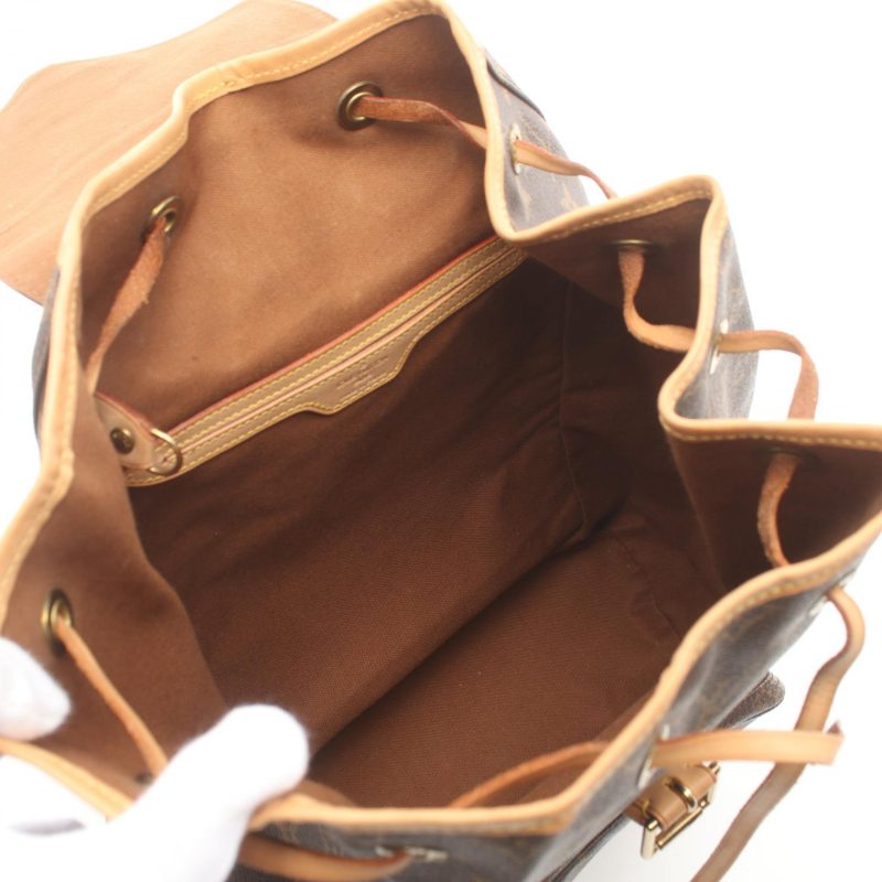 Louis Vuitton Monogram Canvas Leather Backpack M51135 - Barde - Image 3
