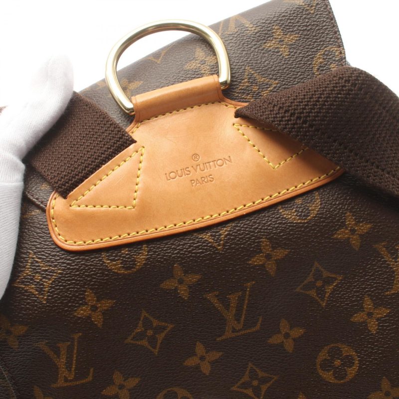 Louis Vuitton Monogram Canvas Leather Backpack M51135 - Barde - Image 9
