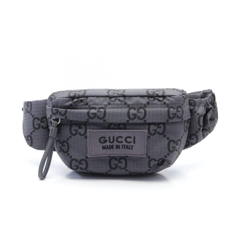 Gucci Nylon Leather GG Large Belt Bag - Barde