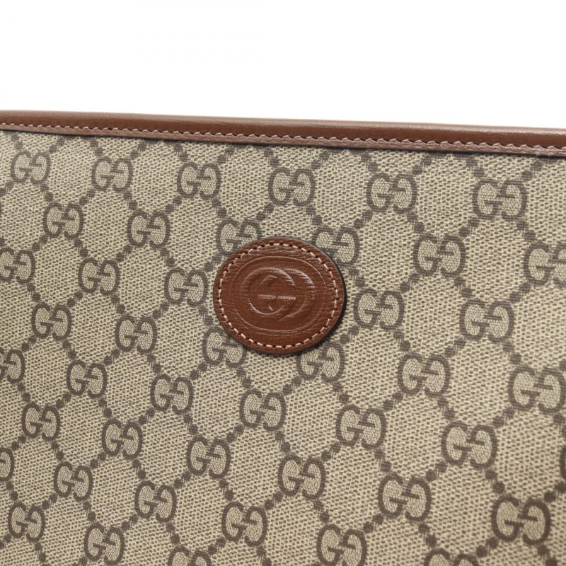Gucci Interlocking G GG Supreme Clutch Bag - Barde - Image 6