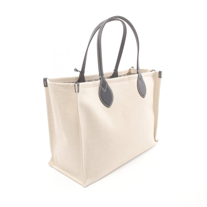 Gucci Canvas Leather Print Tote Bag - Barde - Image 2