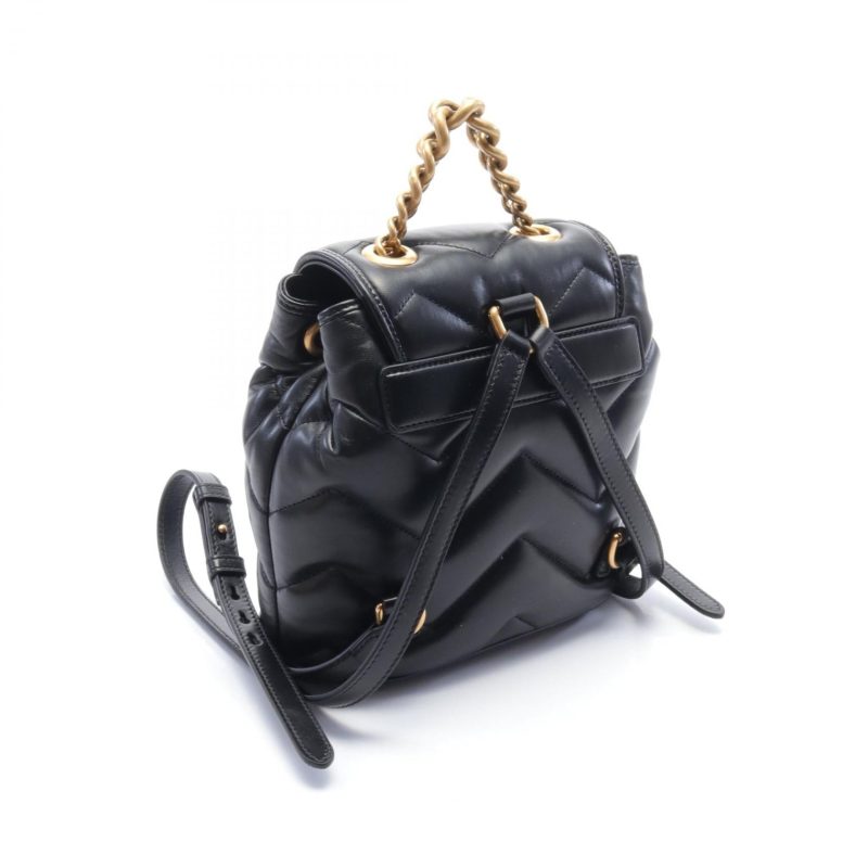 Gucci Leather GG Marmont Mini Backpack - Barde - Image 2
