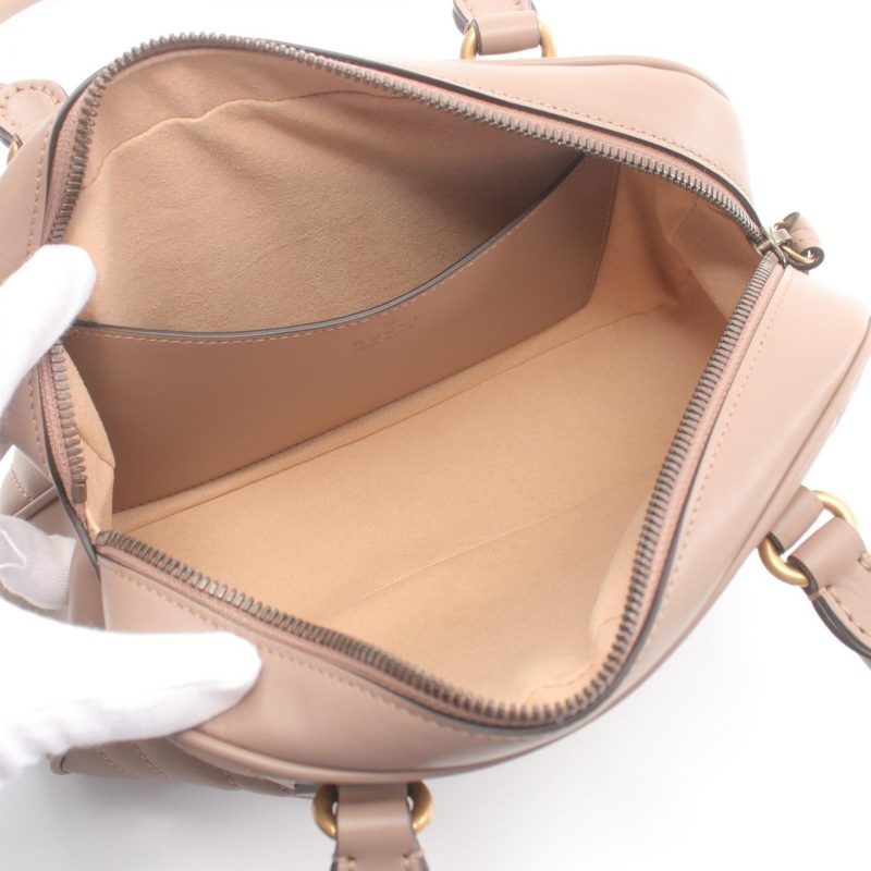 Gucci GG Marmont Small Top Handle Bag Pink - Barde - Image 3