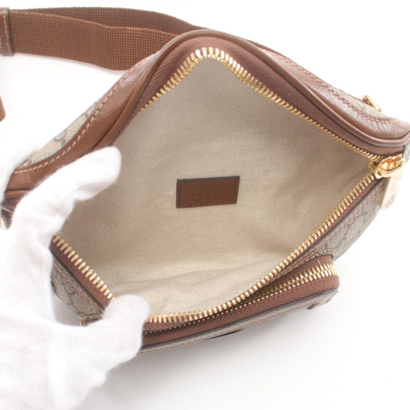 Gucci Interlocking G Belt Bag PVC Canvas Leather - Barde - Image 3