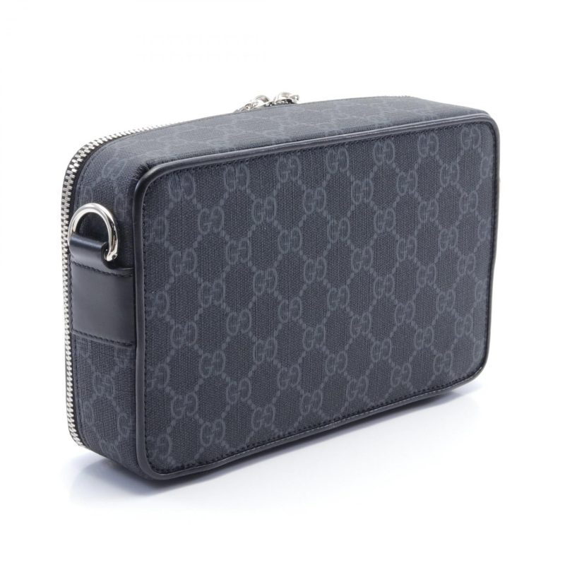Gucci GG Supreme Shoulder Bag PVC Coated Canvas Leather - Barde - Image 2