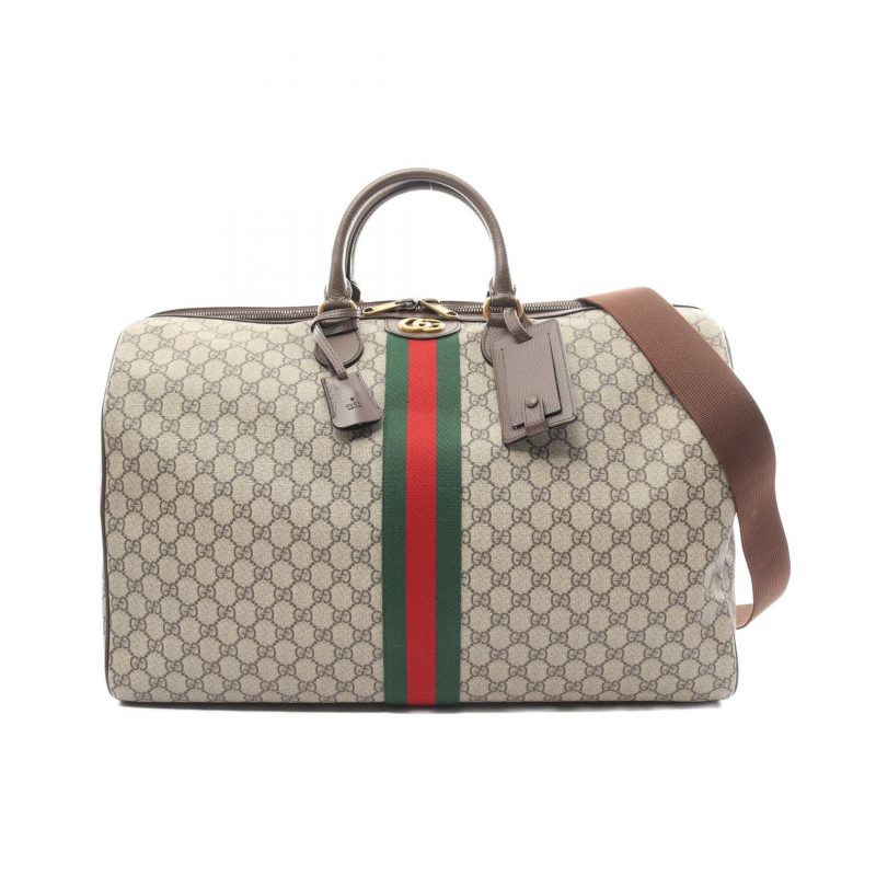 Gucci GG Supreme Boston Bag PVC Leather - Barde