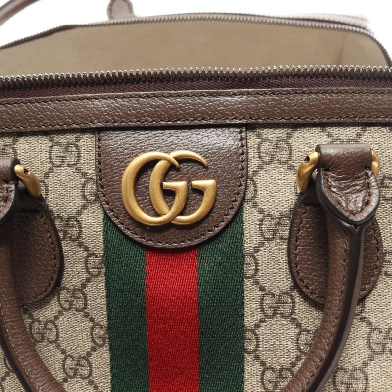 Gucci GG Supreme Boston Bag PVC Leather - Barde - Image 6