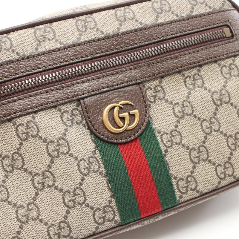 Gucci Ophidia GG Supreme Waist Bag PVC Canvas - Barde - Image 5