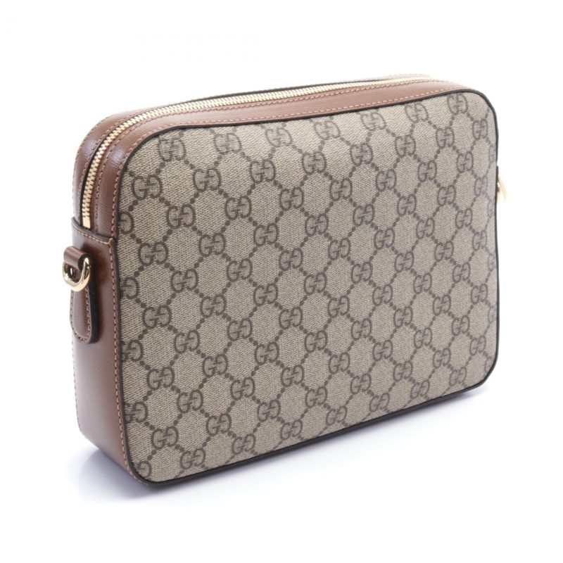 Gucci GG Supreme Shoulder Bag PVC Leather - Barde - Image 2