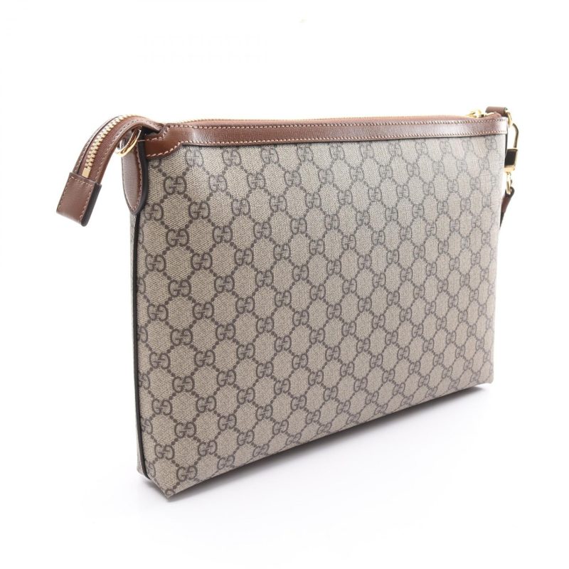 Gucci GG Supreme Shoulder Bag PVC Leather - Barde - Image 2