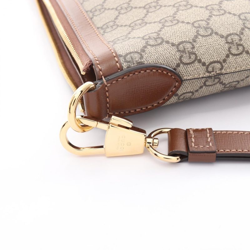 Gucci GG Supreme Shoulder Bag PVC Leather - Barde - Image 5