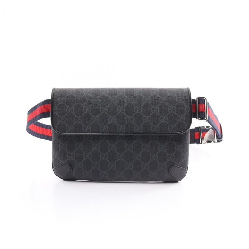 Gucci GG Supreme Belt Bag Waist Bag PVC Canvas - Barde