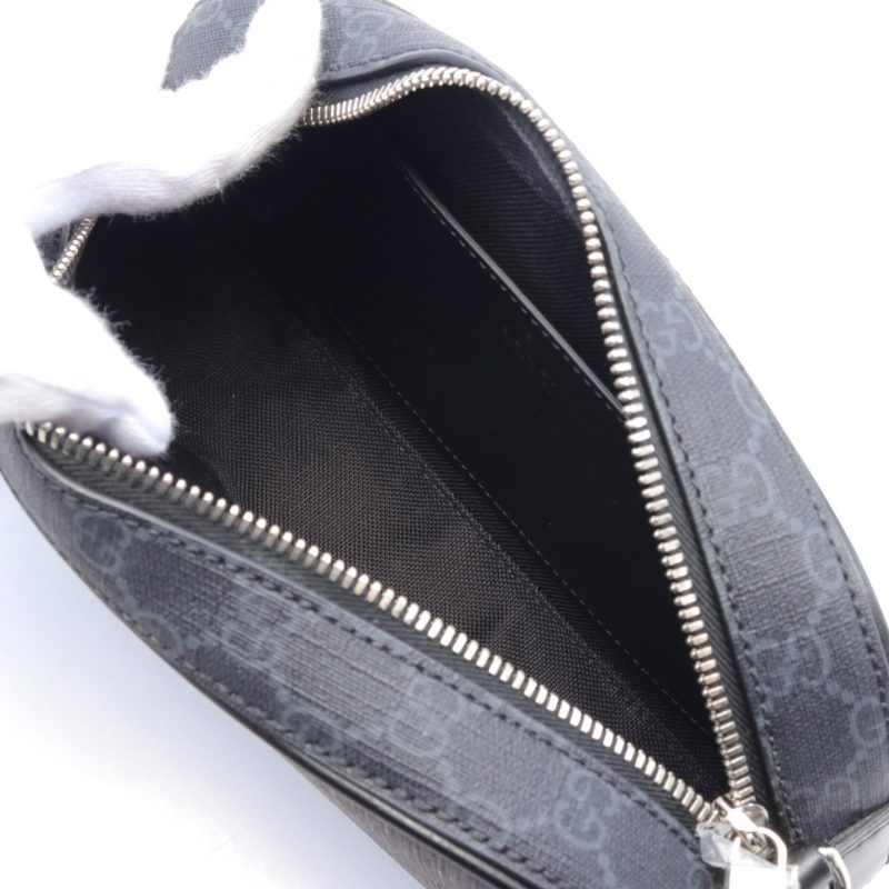 Gucci GG Supreme Shoulder Bag PVC Canvas Leather - Barde - Image 3