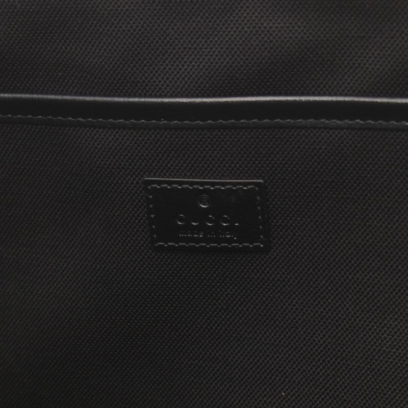 Gucci GG Supreme Document Clutch Bag Black - Barde - Image 4
