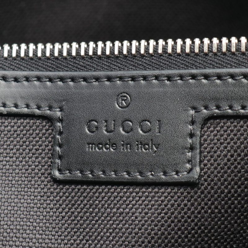 Gucci GG Supreme Boston Bag Leather Black - Barde - Image 4