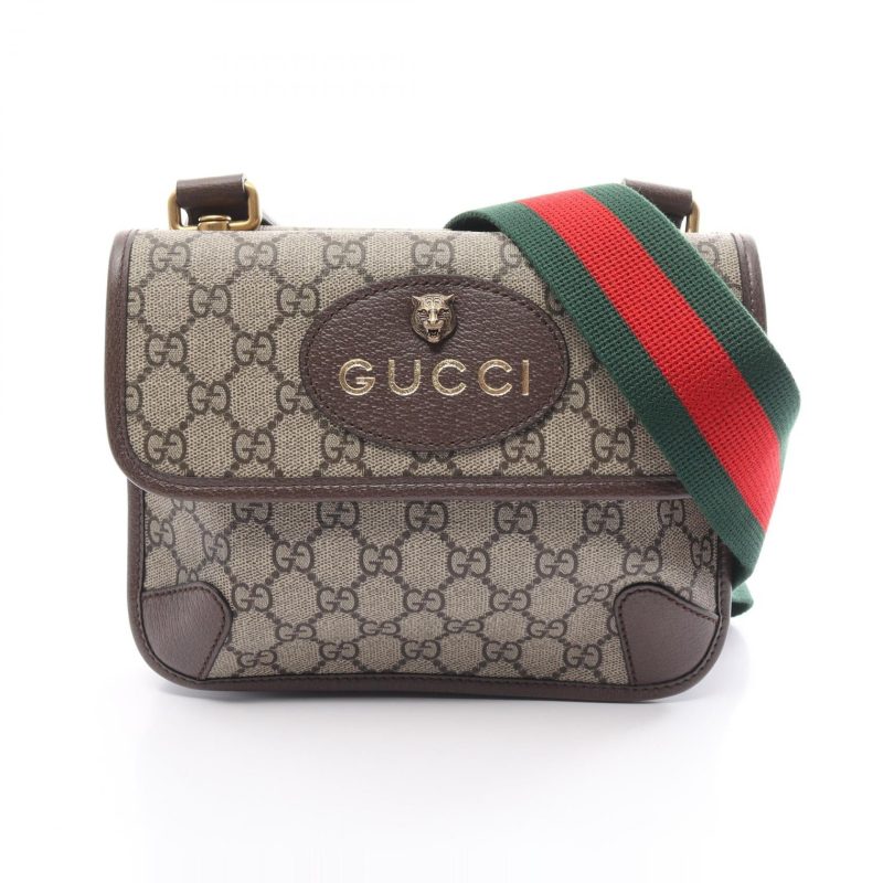 Gucci GG Supreme Small Messenger Bag PVC Canvas - Barde