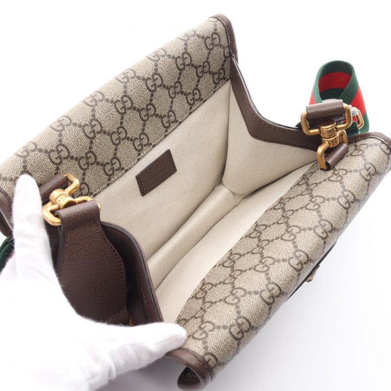 Gucci GG Supreme Small Messenger Bag PVC Canvas - Barde - Image 3