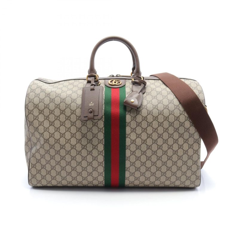 Gucci GG Supreme Boston Bag PVC Leather - Barde