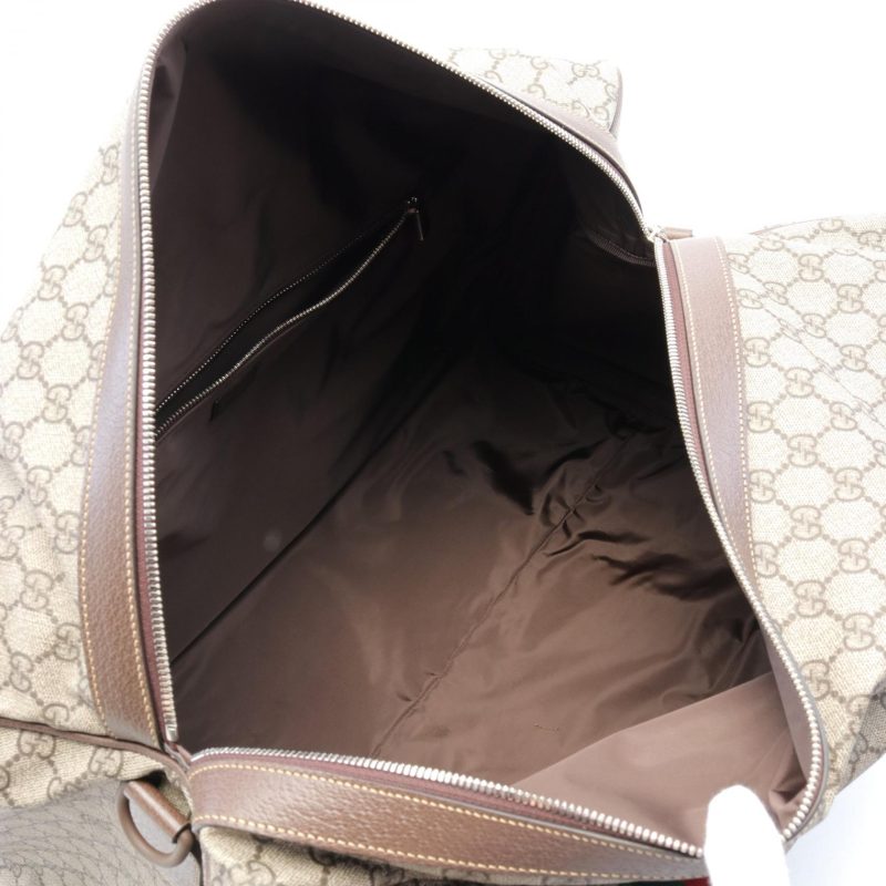 Gucci Large Duffle Bag GG Supreme PVC Leather - Barde - Image 3
