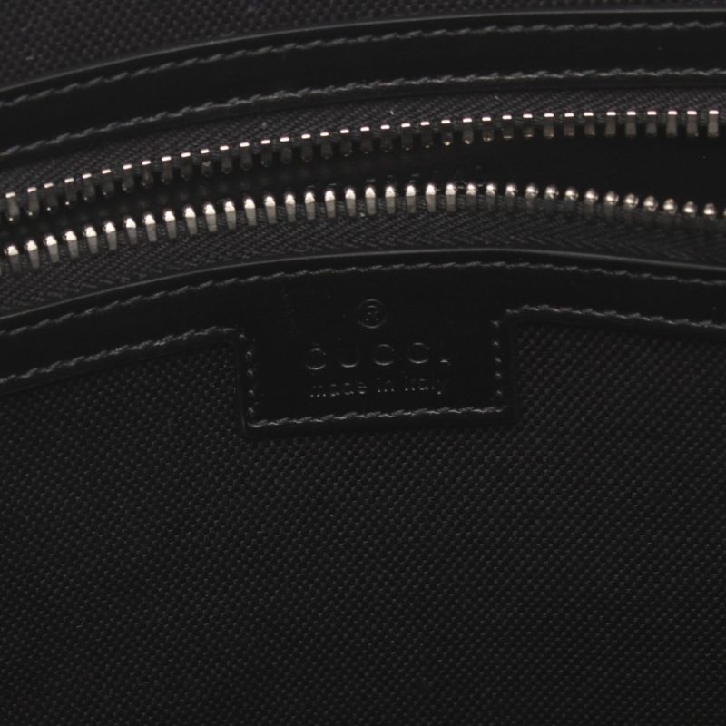 Gucci GG Supreme Briefcase Leather Black - Barde - Image 4
