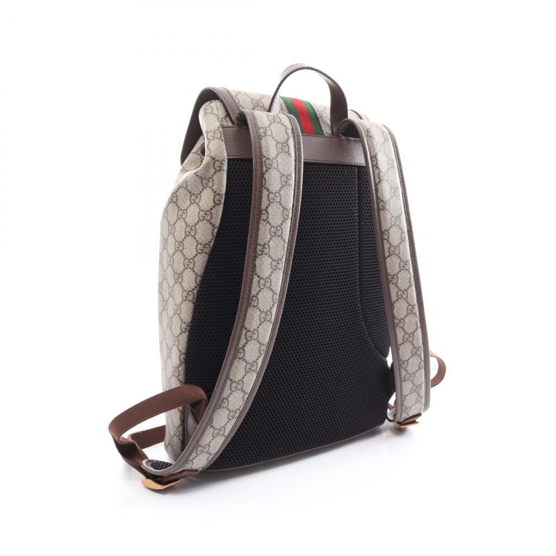 Gucci Ophidia GG Supreme Backpack PVC Canvas Leather - Barde - Image 2