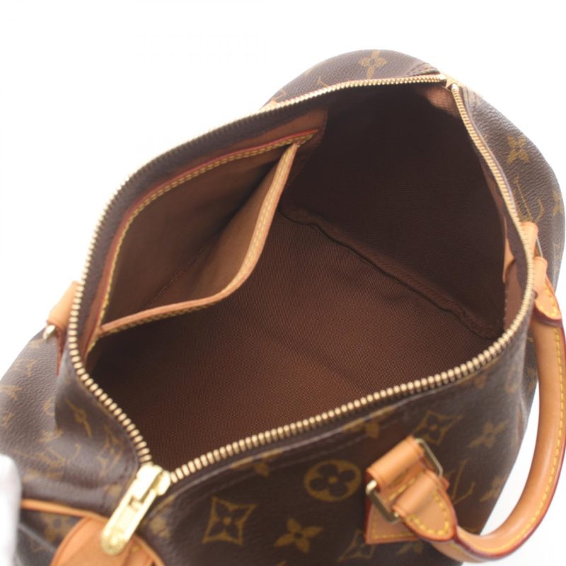 Louis Vuitton Speedy 30 Handbag Monogram Brown - Barde - Image 3