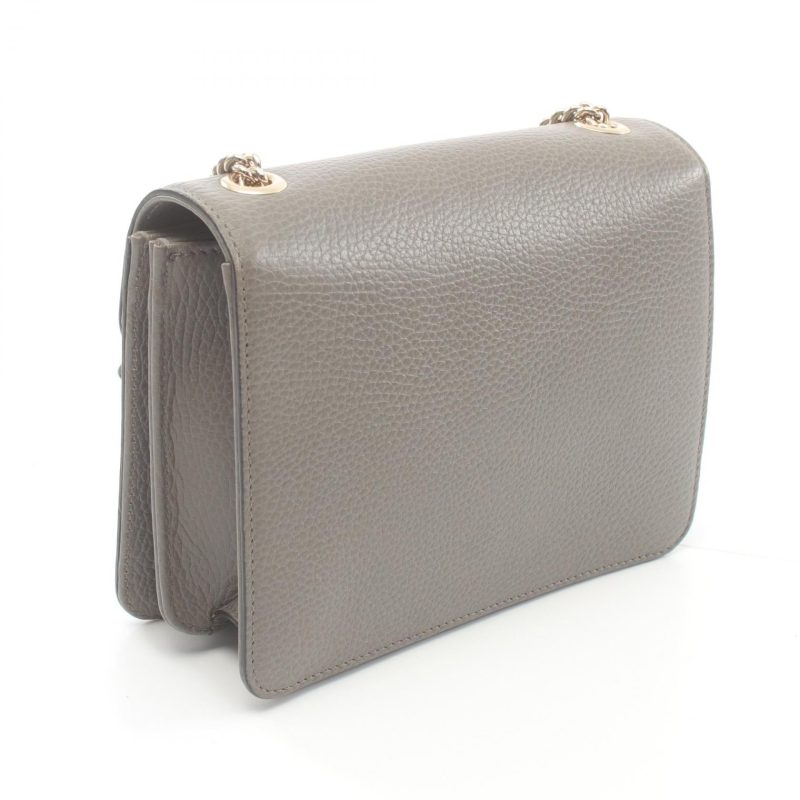 Gucci Leather Interlocking G Shoulder Bag - Barde - Image 2