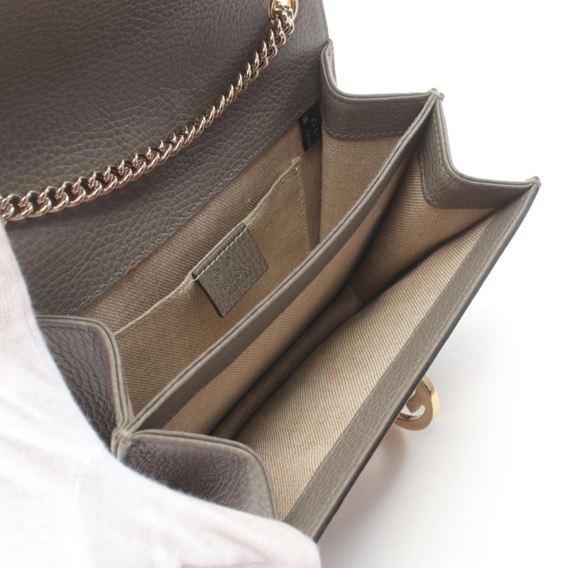 Gucci Leather Interlocking G Shoulder Bag - Barde - Image 3