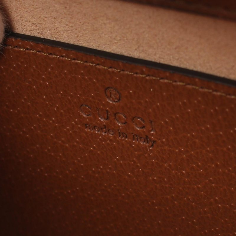 Gucci Diana Mini Bamboo Leather Tote Bag - Barde - Image 4