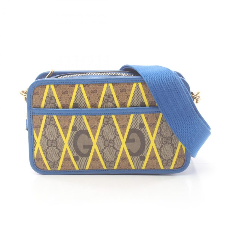 Gucci GG Rhombus Shoulder Bag PVC Leather - Barde
