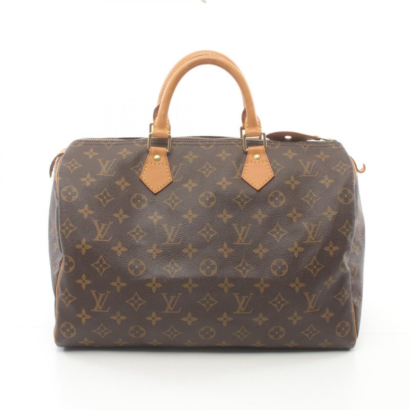 Louis Vuitton Speedy 35 Handbag Monogram Brown - Barde