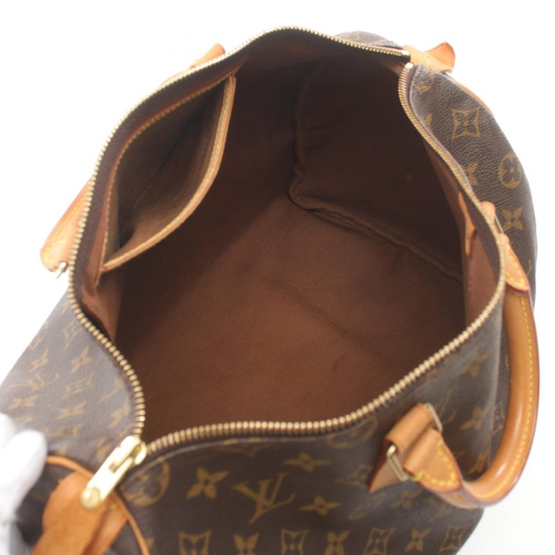 Louis Vuitton Speedy 35 Handbag Monogram Brown - Barde - Image 3