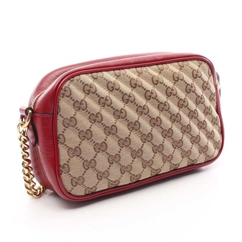 Gucci GG Marmont Canvas Leather Shoulder Bag - Barde - Image 2