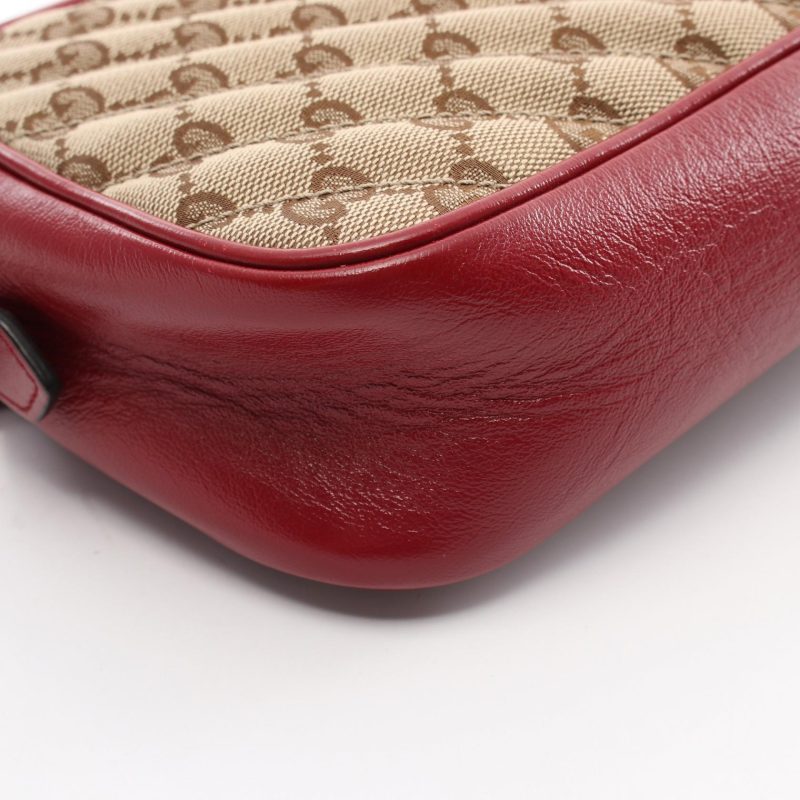 Gucci GG Marmont Canvas Leather Shoulder Bag - Barde - Image 7