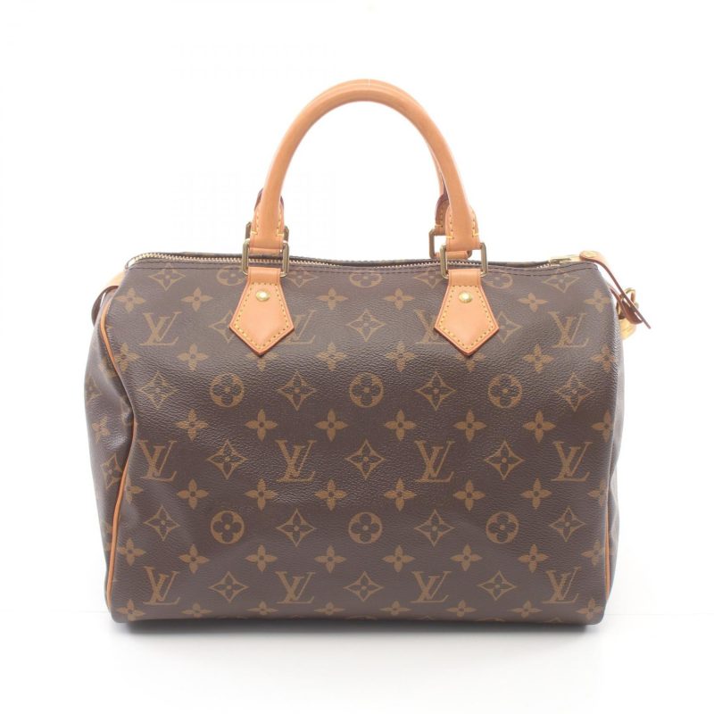 Louis Vuitton Speedy 30 Handbag Monogram Brown - Barde