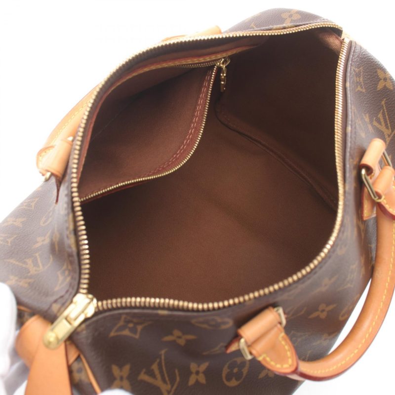 Louis Vuitton Speedy 30 Handbag Monogram Brown - Barde - Image 3