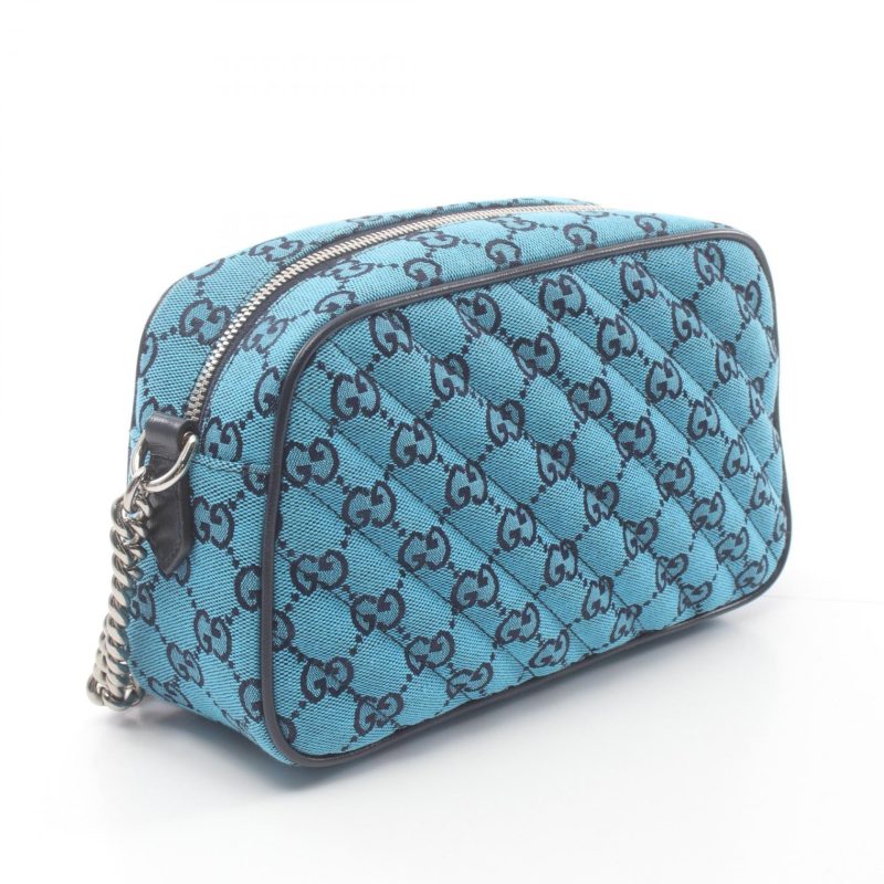 Gucci GG Marmont Canvas Leather Shoulder Bag - Barde - Image 2